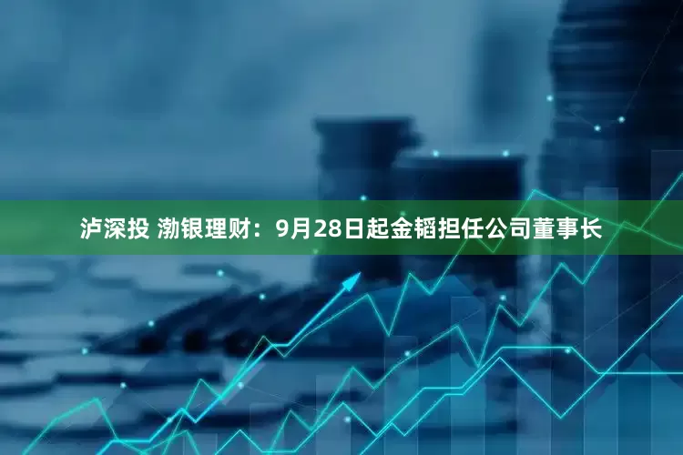 泸深投 渤银理财：9月28日起金韬担任公司董事长