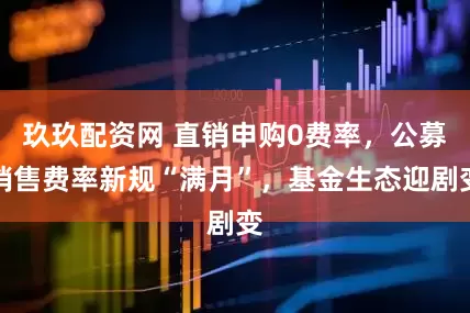 玖玖配资网 直销申购0费率，公募销售费率新规“满月”，基金生态迎剧变